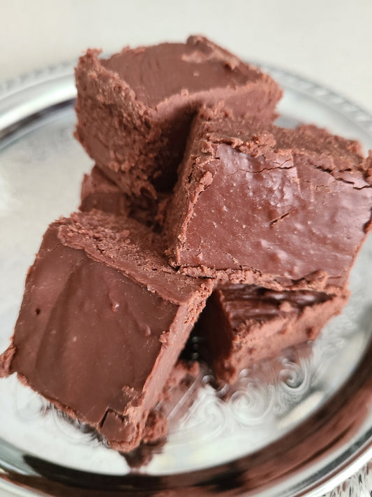 artisan dark chocolate fudge
