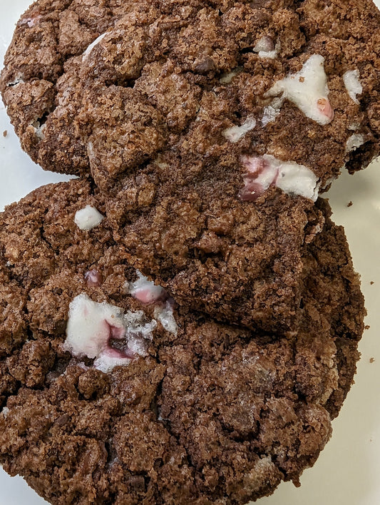 artisan dark chocolate peppermint cookies