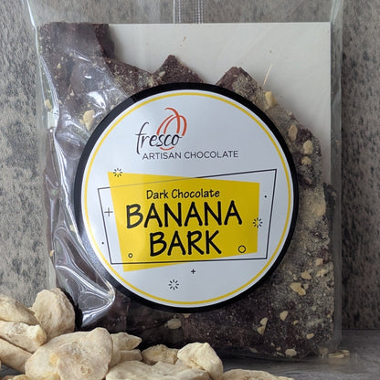 Packaged banana bark 
